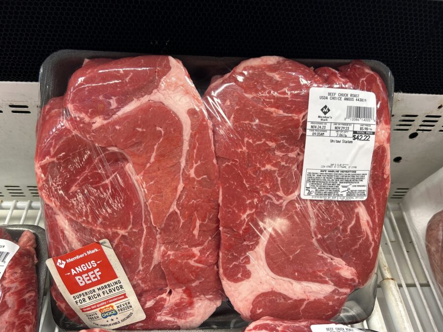 Member's Mark USDA Choice Angus Beef Chuck Roast (priced per pound)